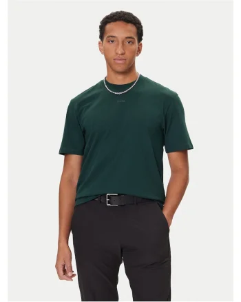 Tricou barbat  verde inchis, bumbac