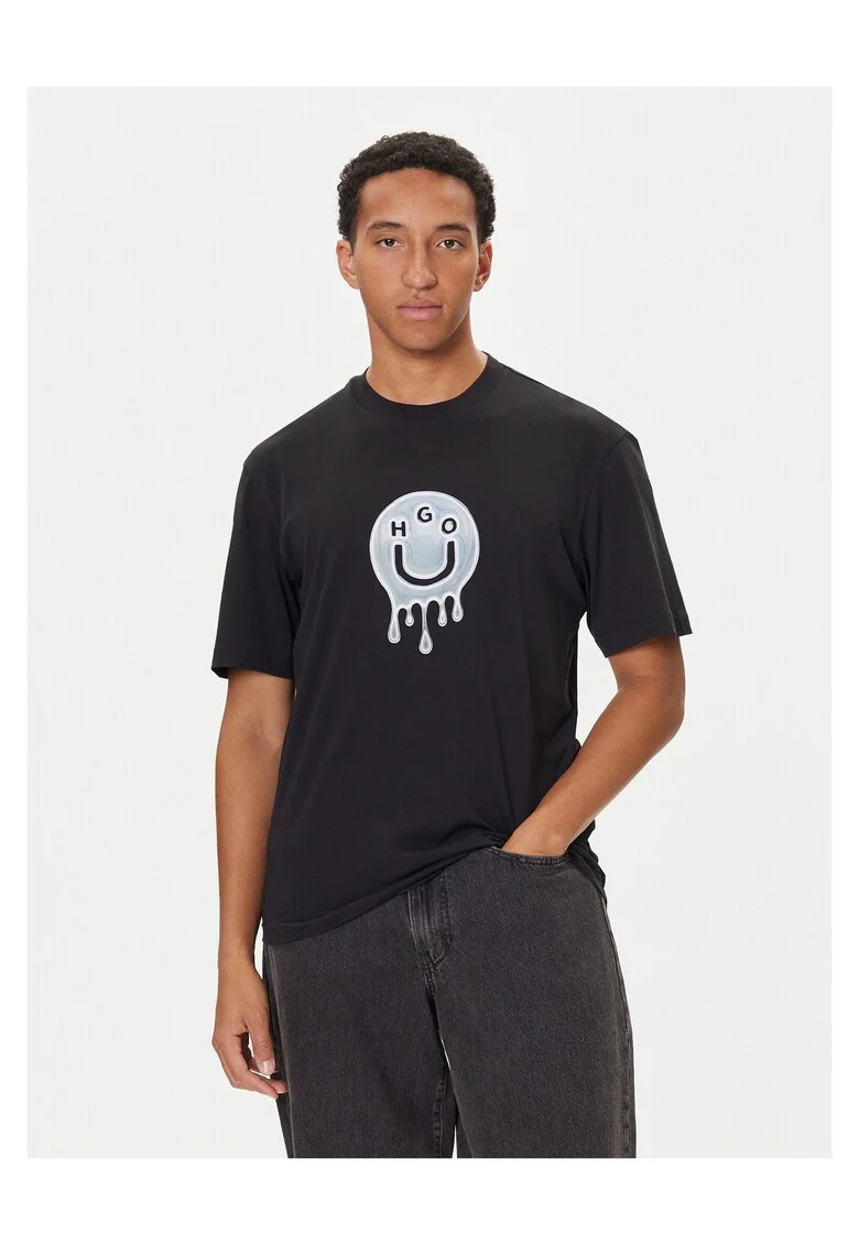 Tricou barbati  culoare negru, bumbac