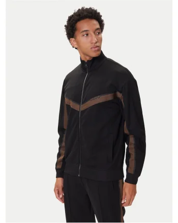 Hanorac barbati  negru/maro