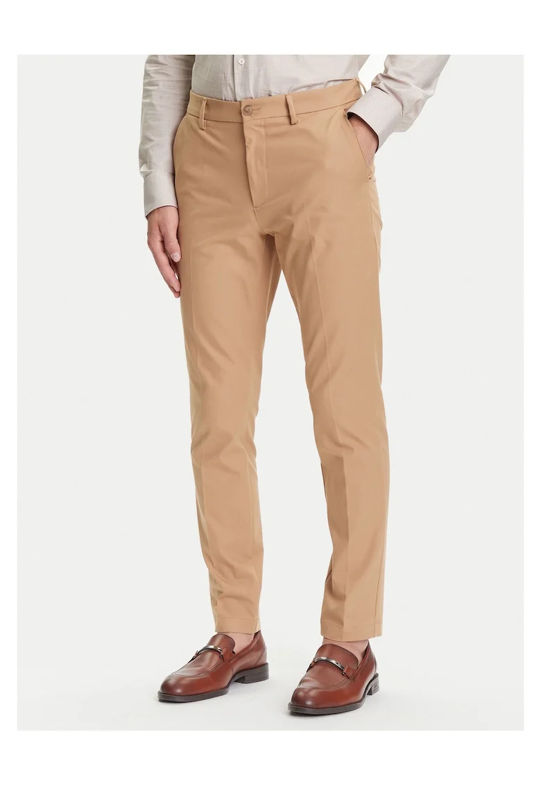 Pantaloni chino barbati  bej