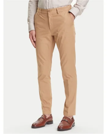 Pantaloni chino barbati  bej