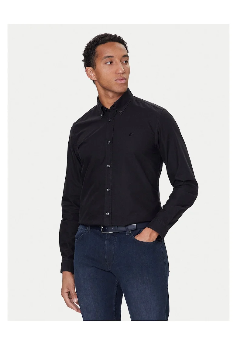 Camasa barbati  culoare negru, bumbac
