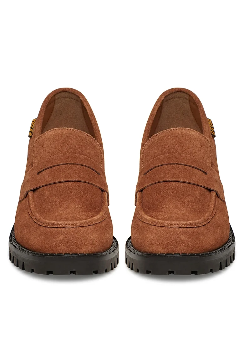 Mocasini dama,  WI34-JANELLE-01, piele naturala, maro