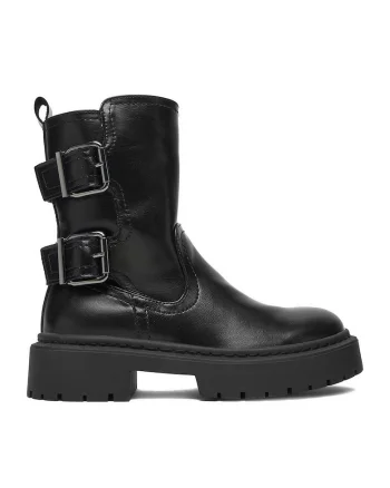 Ghete dama  negru, sintetic, CEO-WS6572-03