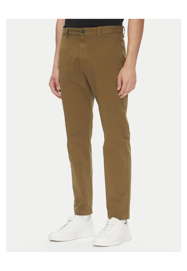 Pantaloni barbati  verde, bumbac, Verde