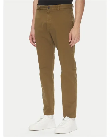 Pantaloni barbati  verde, bumbac, Verde