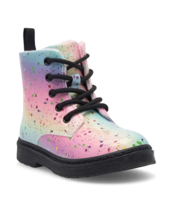Ghete pentru fete,  material plastic, design multicolor, Multicolor