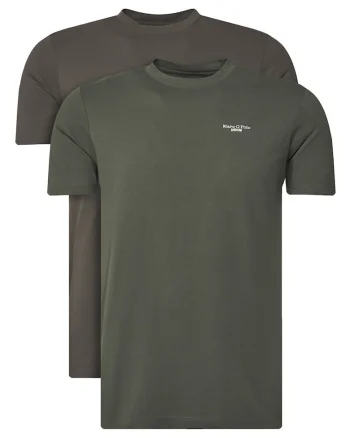 Set tricouri barbatesti Marc O Polo Denim, verde, bumbac