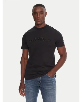 Tricou barbati  uni, negru, bumbac