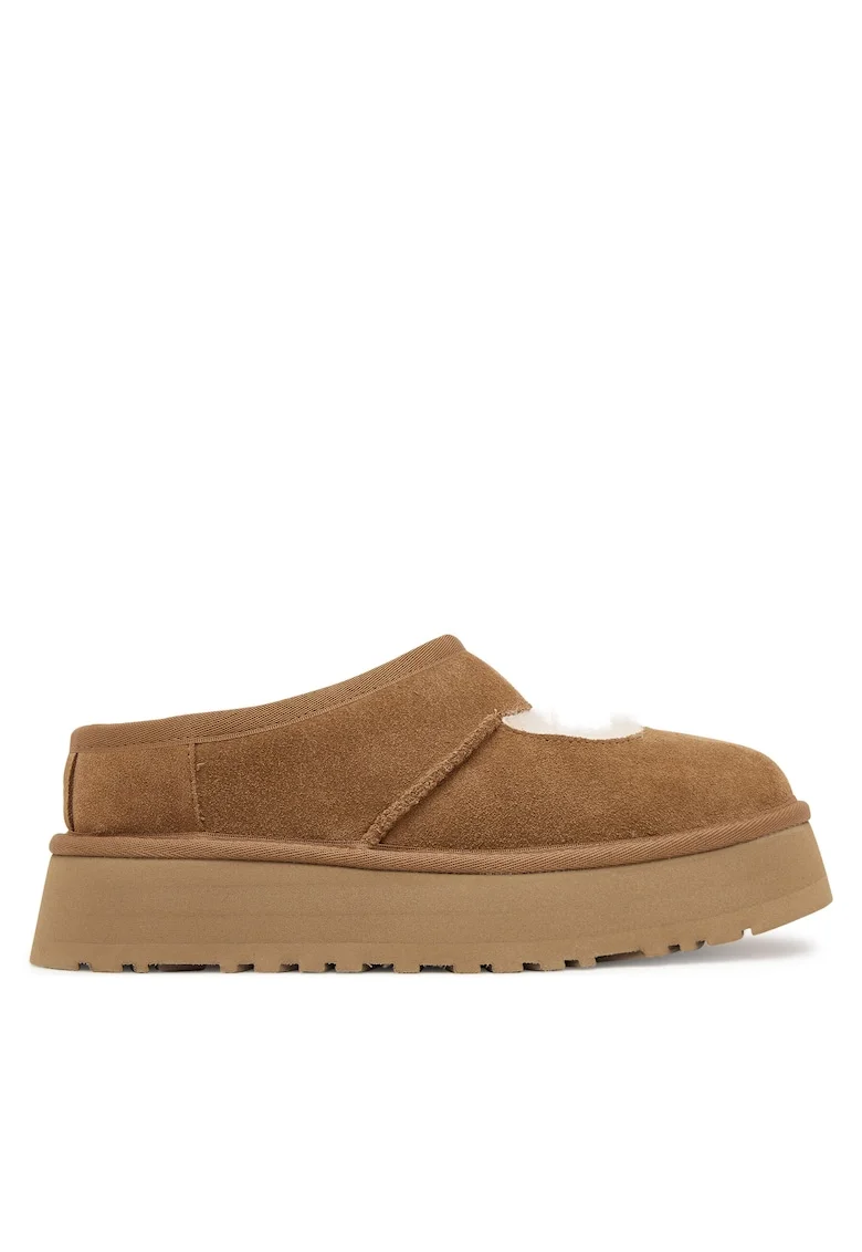 Papuci de zapada  model Chestnut Che W Bea Mary Jane, piele naturala, maro,