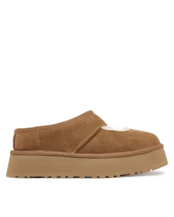 Papuci de zapada  model Chestnut Che W Bea Mary Jane, piele naturala, maro,