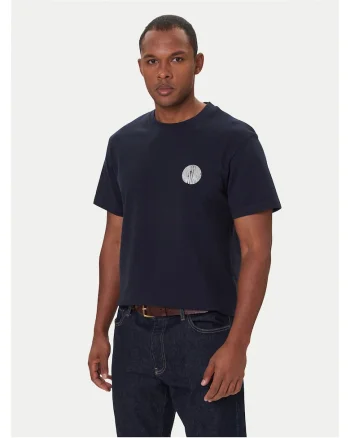 Tricou barbat,  bleumarin, bumbac