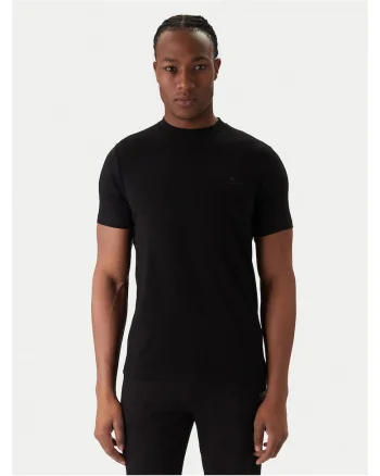 Tricou barbat  negru, bumbac
