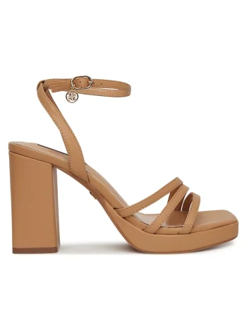 Sandale dama,  TS6197-01, cu toc, bej