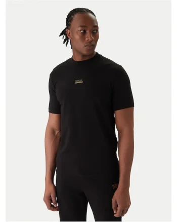 Tricou barbati  negru, material bumbac