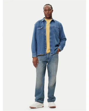Camasa barbati,  blugi, albastru, denim