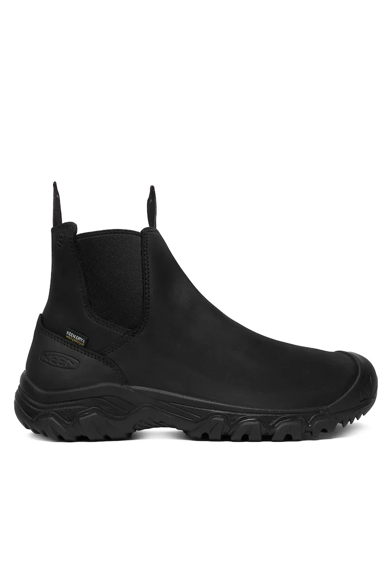 Ghete barbati,  Anchorage Boot IV, piele naturala, impermeabile, negru