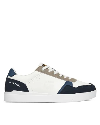 Tenisi barbati  V5-10502, piele naturala, alb