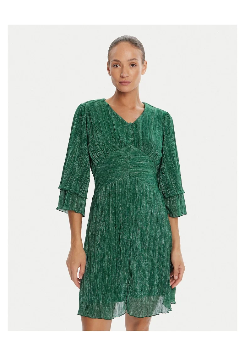 Rochie cocktail,  verde