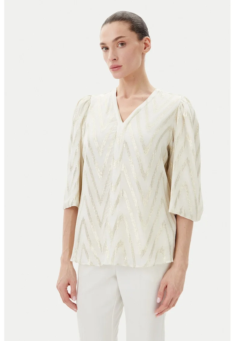 Bluza dama  Collard Majlya BBW4486, bej,