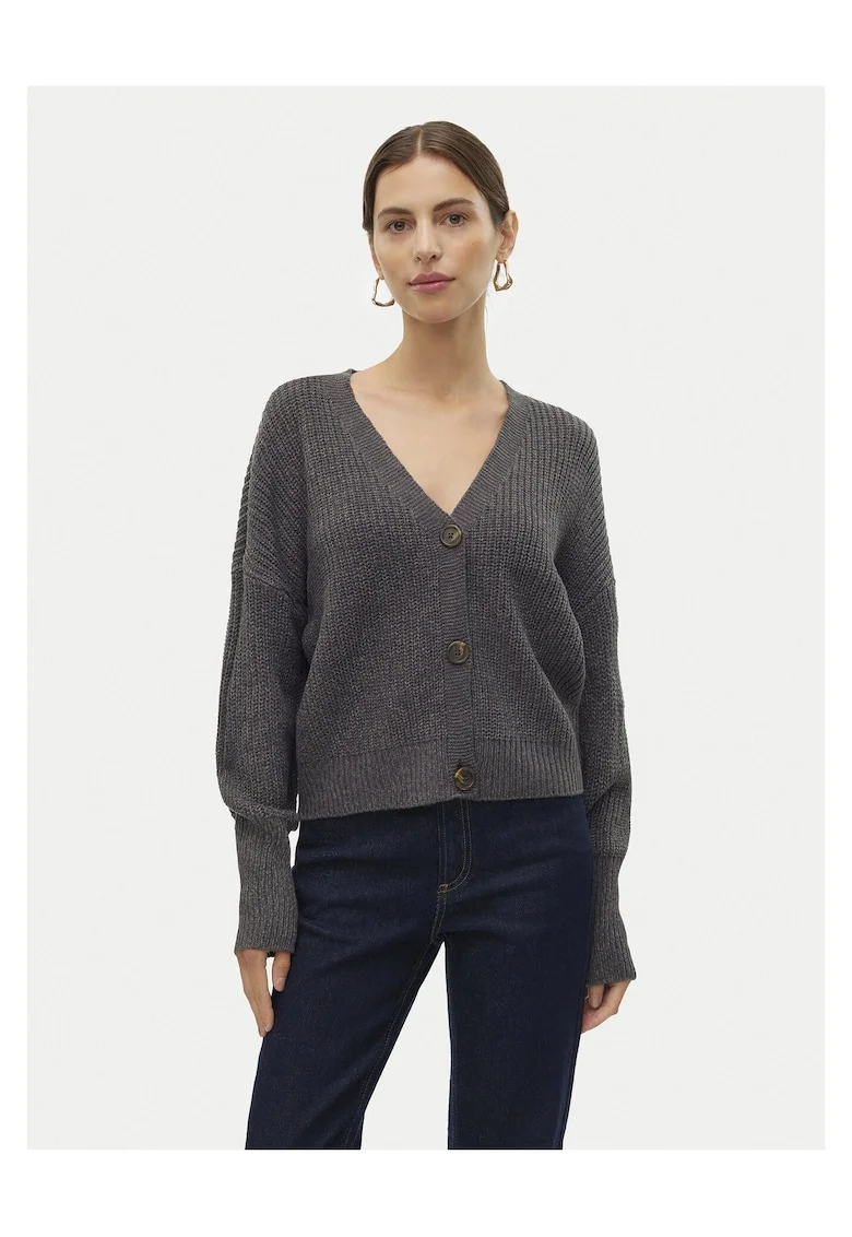 Cardigan dama  gri, pulover