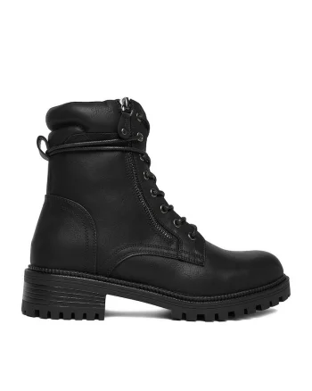 Botine dama CEO-22F657-8,  Textil, Negru
