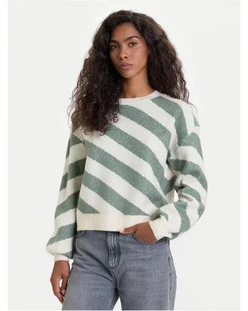 Pulover de dama  bej, verde