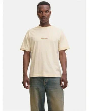Tricou barbati  ecru, bumbac