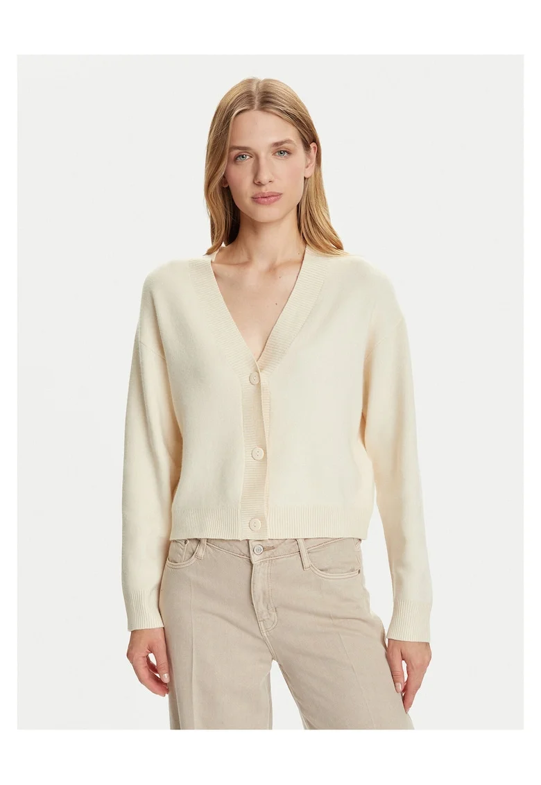 Cardigan dama  bej, pulover casual