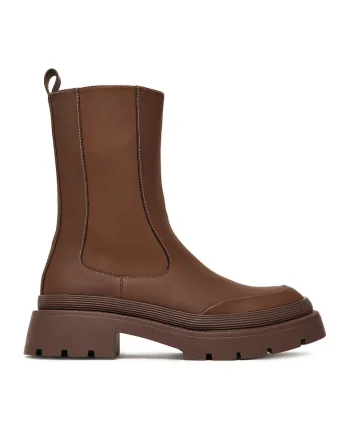 Botine dama 13096-10,  Textil, Maro