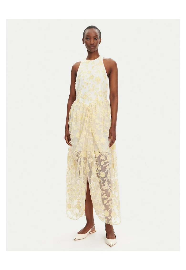 Rochie de seara,  galben