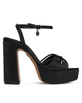 Sandale dama,  S3SH005-01A, cu toc, negru