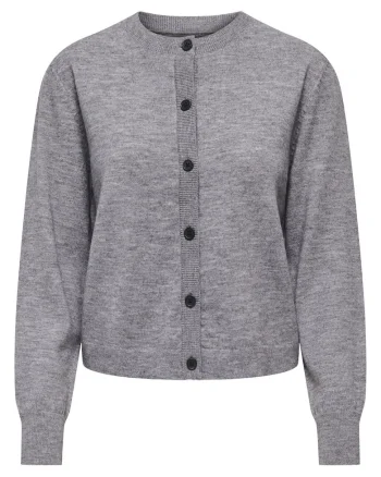 Cardigan dama  gri, pulover din tricot