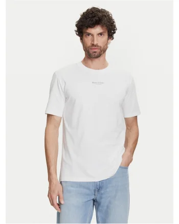 Tricou barbati Marc O Polo, alb, bumbac