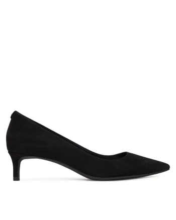 Pantofi dama,  piele naturala, toc, negru