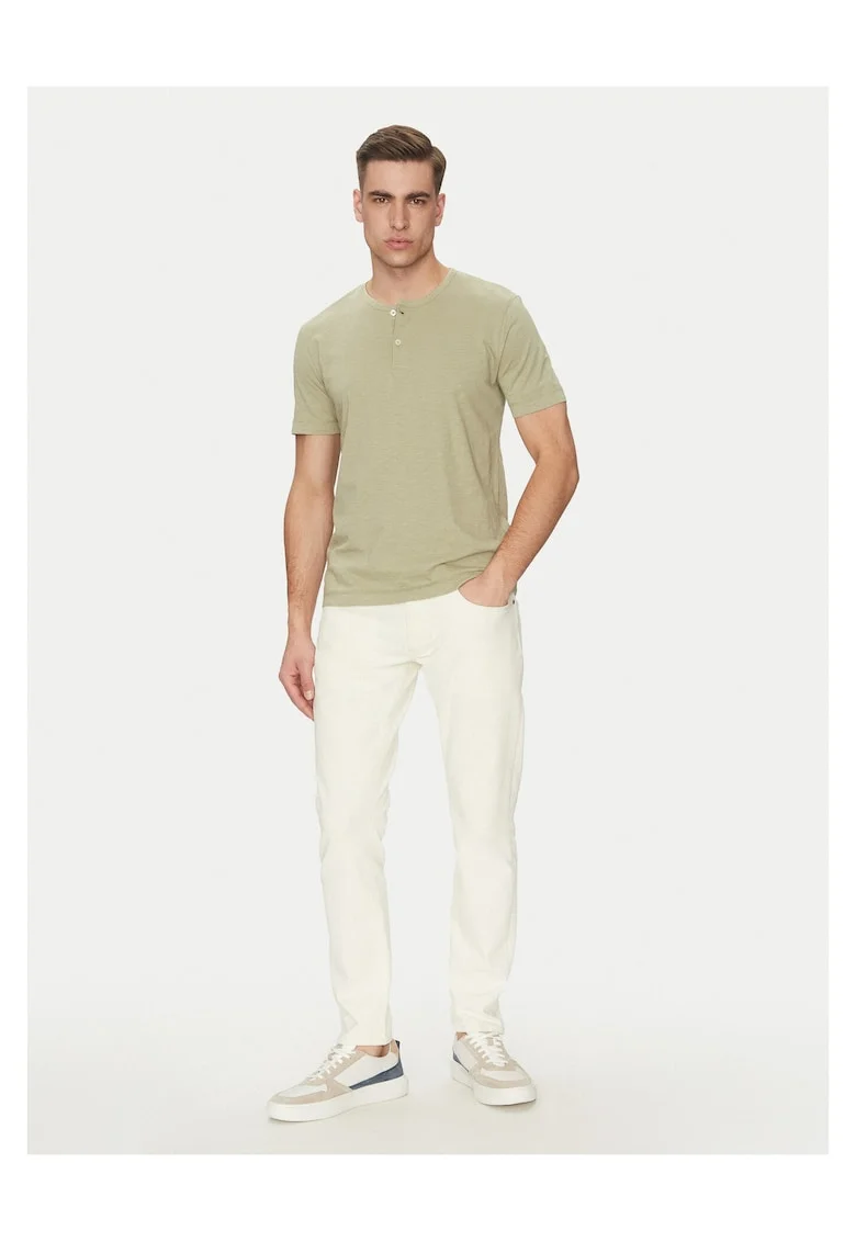 Tricou barbat,  verde, bumbac