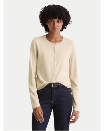 Cardigan dama Marc O'Polo, bej, moale