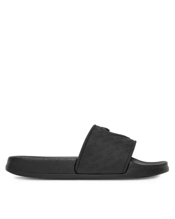 Papuci fete P2047050K,  Negru, Plastic