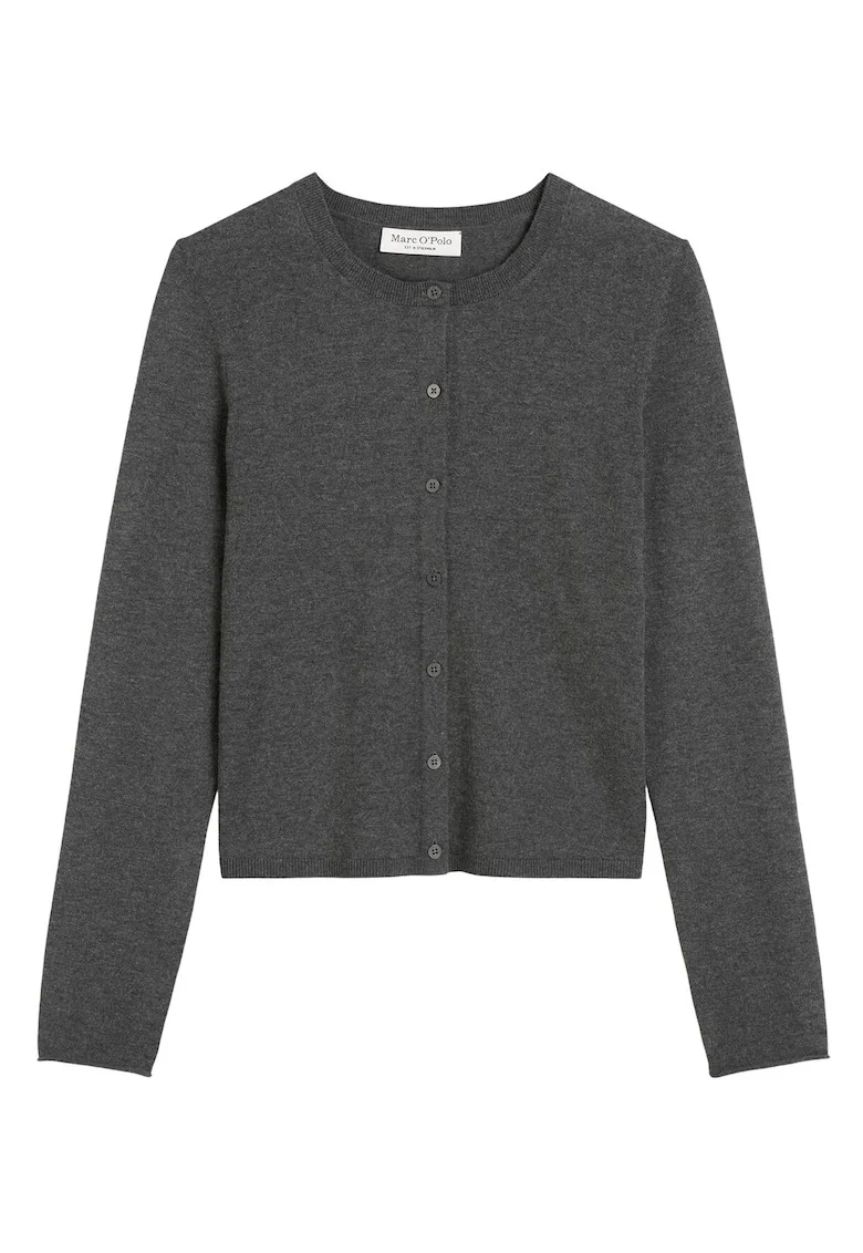 Cardigan dama  gri, pulover tricotat