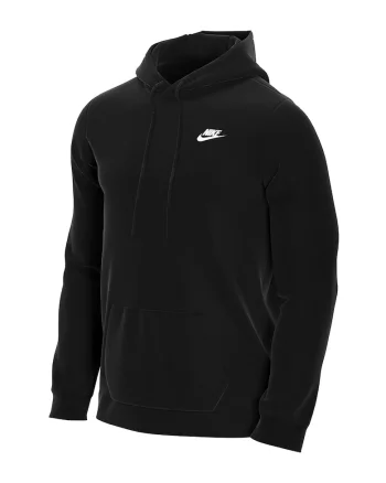 Hanorac cu buzunar kangaroo Sportswear Club, Negru