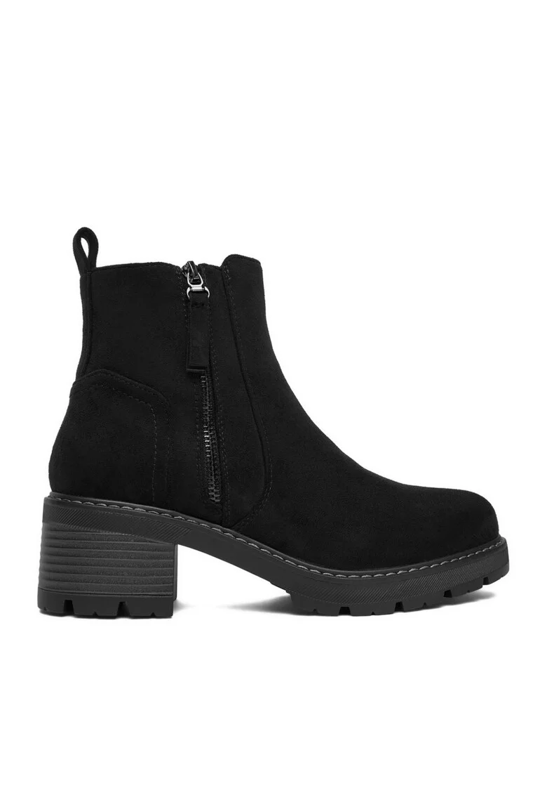 Botine dama CEO-HY58222-1,  Textil, Negru