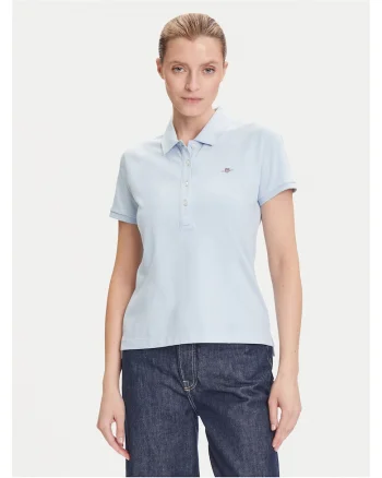Tricou dama,  Albastru deschis, Polo