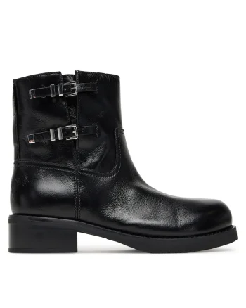 dama  Piele naturala, Negru, Negru