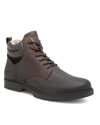 Ghete barbati,  CEO-SOON-01, piele naturala, maro