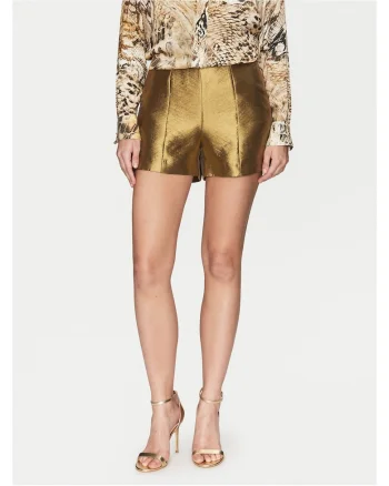 Pantaloni scurti pentru dama  aurii