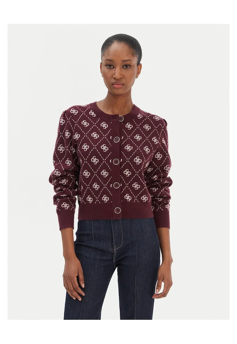 Cardigan dama  bordo, pulover dama, visiniu