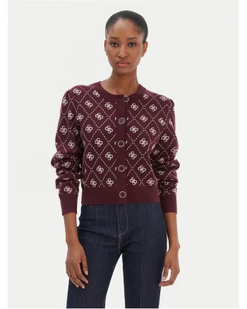 Cardigan dama  bordo, pulover dama, visiniu