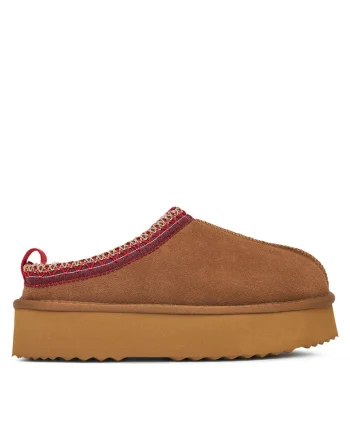 Saboti de zapada,  piele naturala, maro
