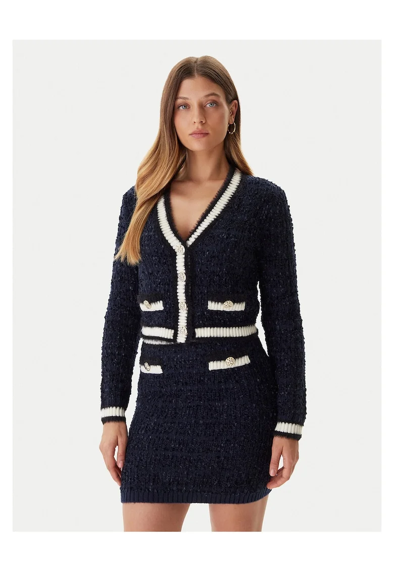 Cardigan dama  bleumarin,
