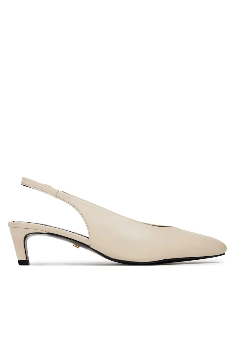 Sandale dama,  LILY-118324, piele naturala, ecru